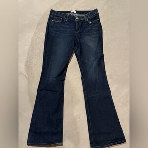 PAIGE Dark Blue skyline boot jeans